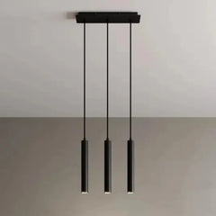 Black-hanging-tube-lights-in-rectangular-ceiling-mount