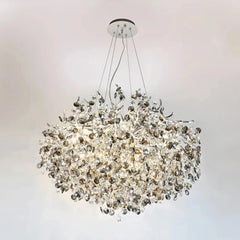 Luxury-smoked-grey-crystal-chandelier