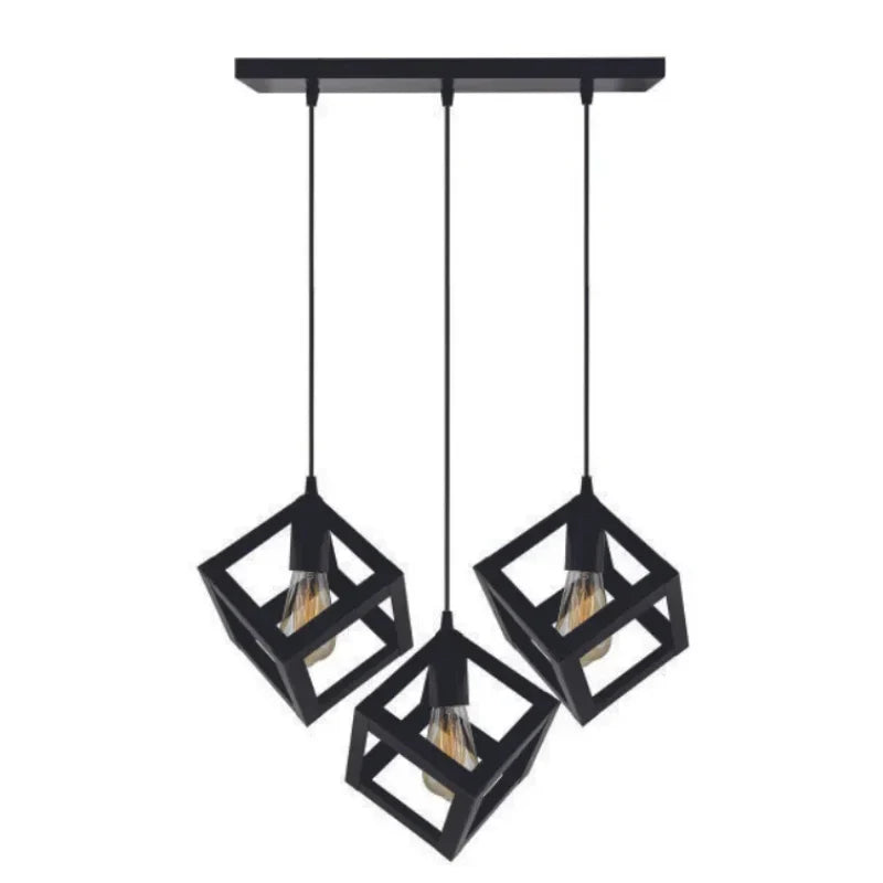 Modern-3-in-1-square-pendant-light-with-black-cube-frames