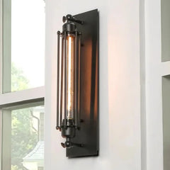 Vintage-antique-wall-lamp-E27-holder-in-black-finish
