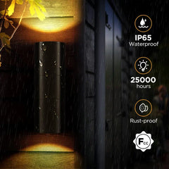 Waterproof-Cylinder-Outdoor-Light