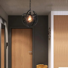 Football-Shape-Pendant-Lamp