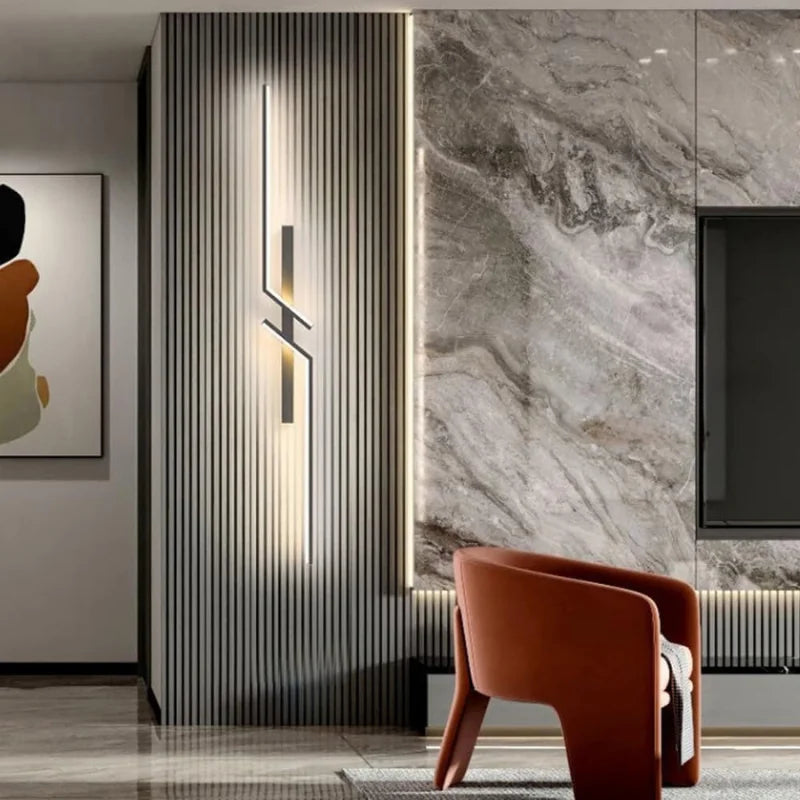 Minimalist LED Wall Sconce Linear Strip Wall Light