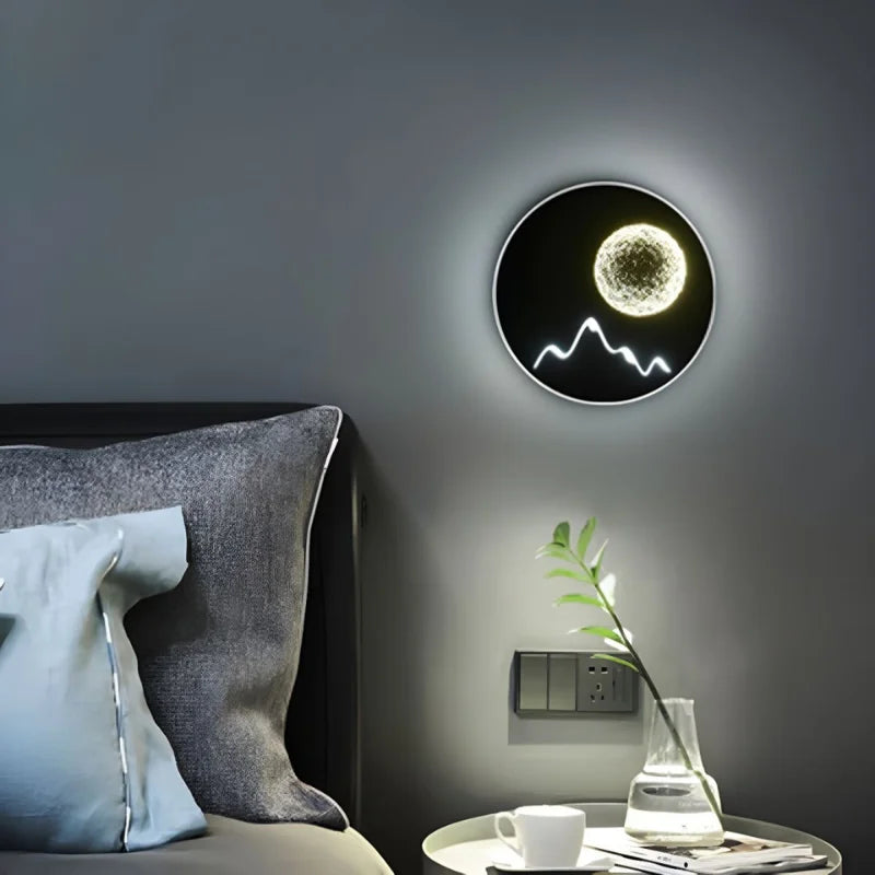 Lunar Eclipse Decoration Wall Mount Light