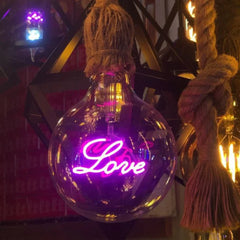 Golden Love Bulb 4 Watt Edison Bulb
