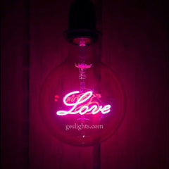 Golden Love Bulb 4 Watt Edison Bulb