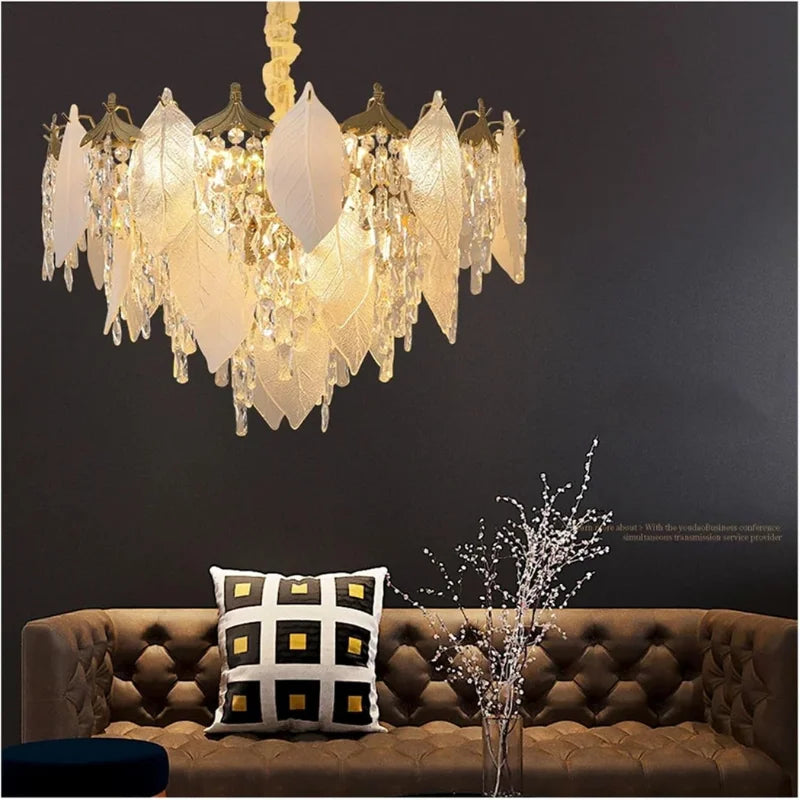 leaf-design-chandelier-light